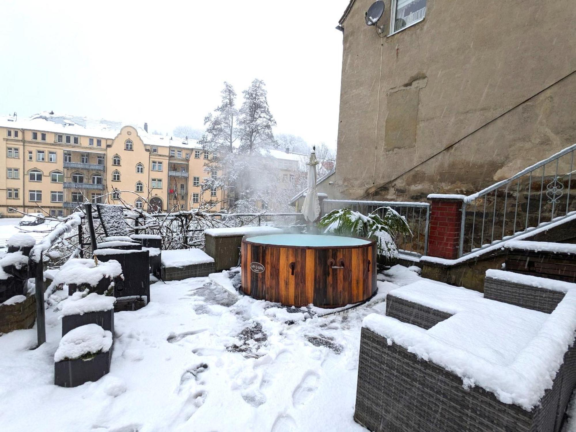 F3 Urlaubsmagie - Pool, Garten & Terrasse - 4P Sebnitz Zewnętrze zdjęcie