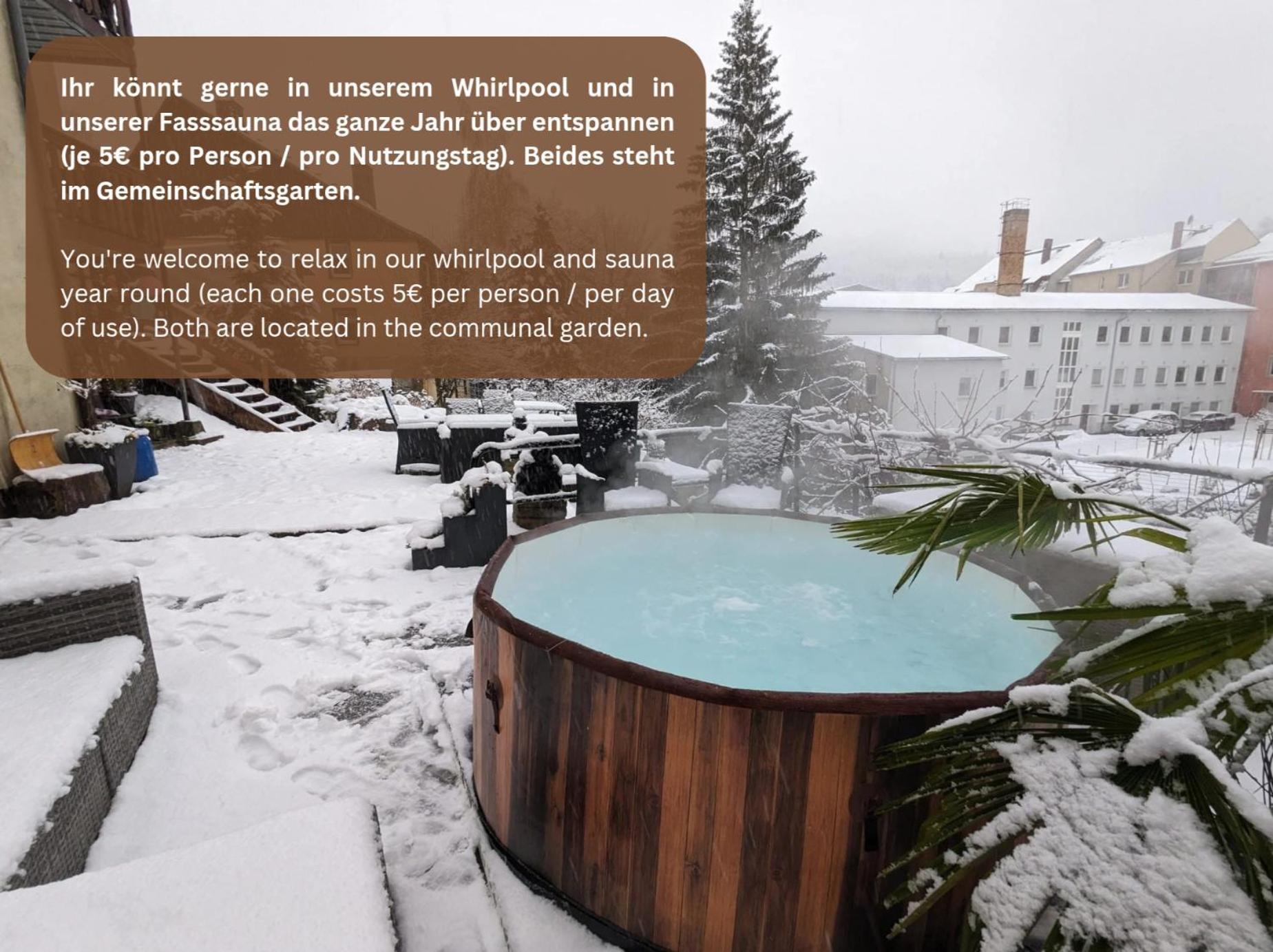 F3 Urlaubsmagie - Pool, Garten & Terrasse - 4P Sebnitz Zewnętrze zdjęcie